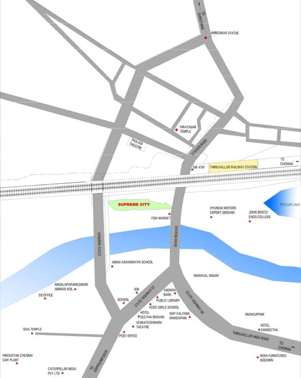 city Images for Location Plan of Supreme City
