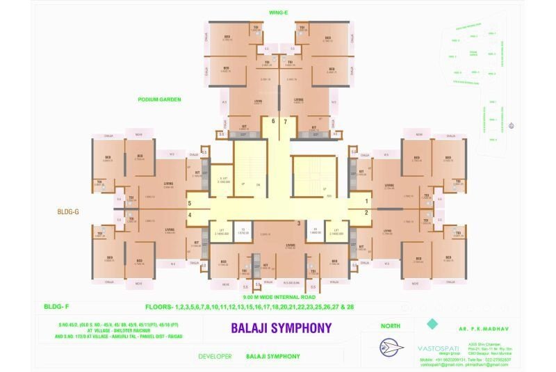 vishesh balaji symphony Building F Cluster Plan