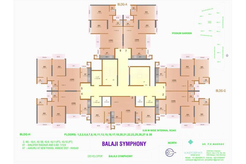 vishesh balaji symphony Building H Cluster Plan