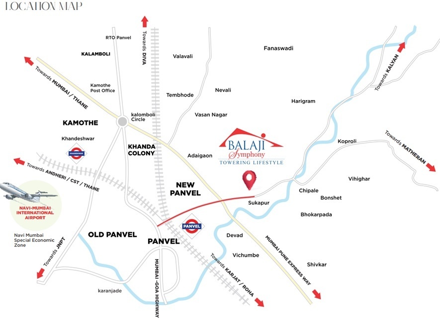 vishesh balaji symphony Location Plan