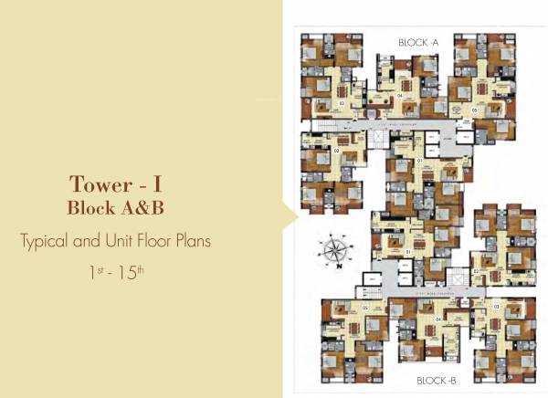  mandarin Tower 1 Cluster Plan From 1st To 15th Floor