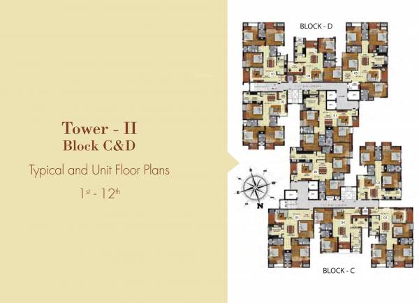  mandarin Tower 2 Cluster Plan From 1st To 12th Floor