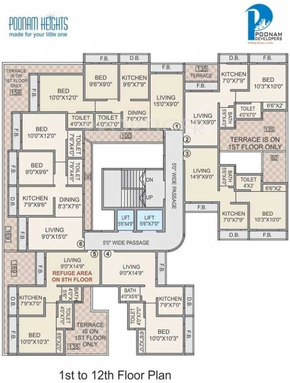 Images for Cluster Plan of Poonam Heights