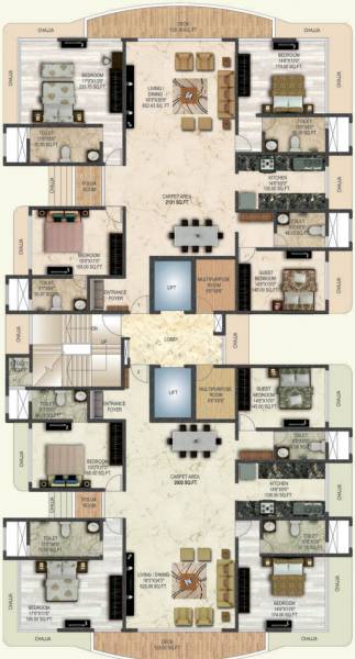 Images for Cluster Plan of Spark Jyoti Palace Images for Cluster Plan of Spark Jyoti Palace