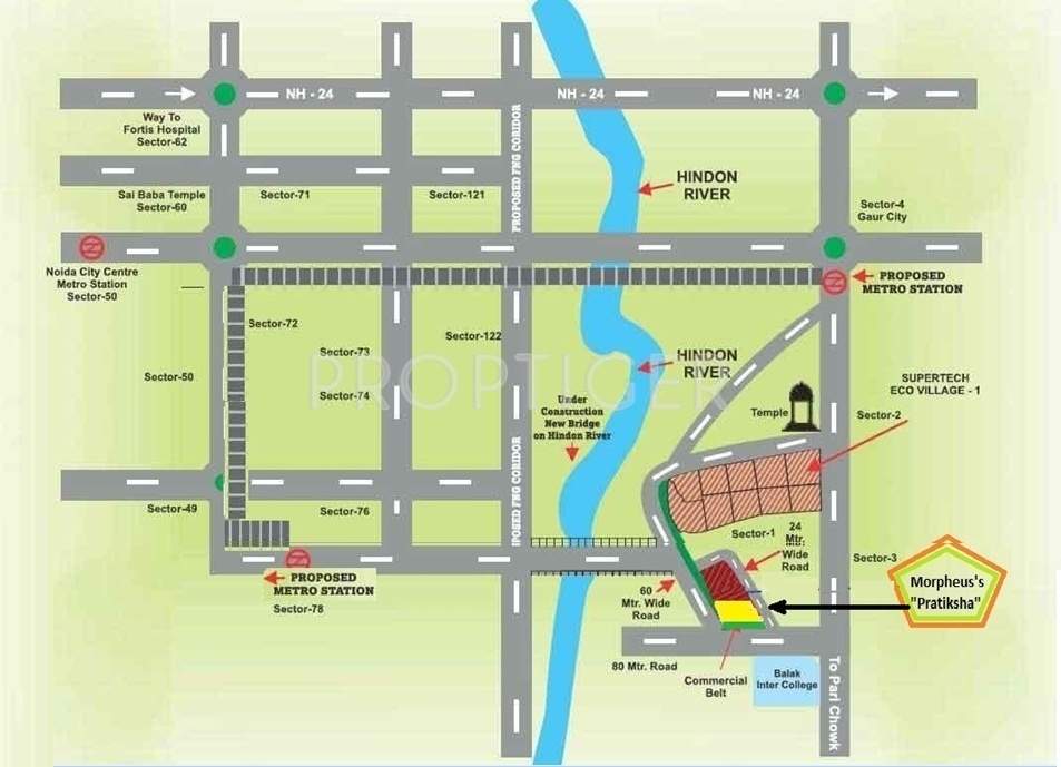  pratiksha Images for Location Plan of Morpheus Pratiksha