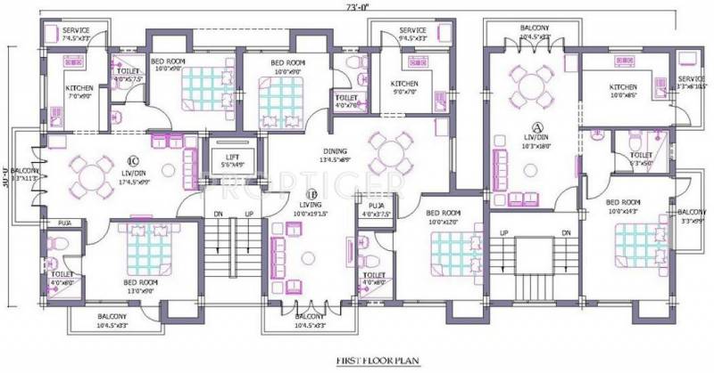 Images for Cluster Plan of Viswams Homes Srinivas