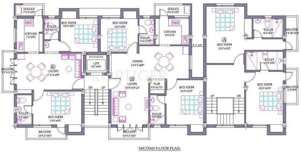 Images for Cluster Plan of Viswams Homes Srinivas