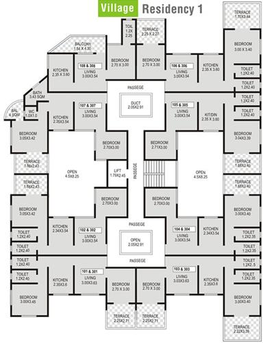 Images for Cluster Plan of Address Village Residency 1