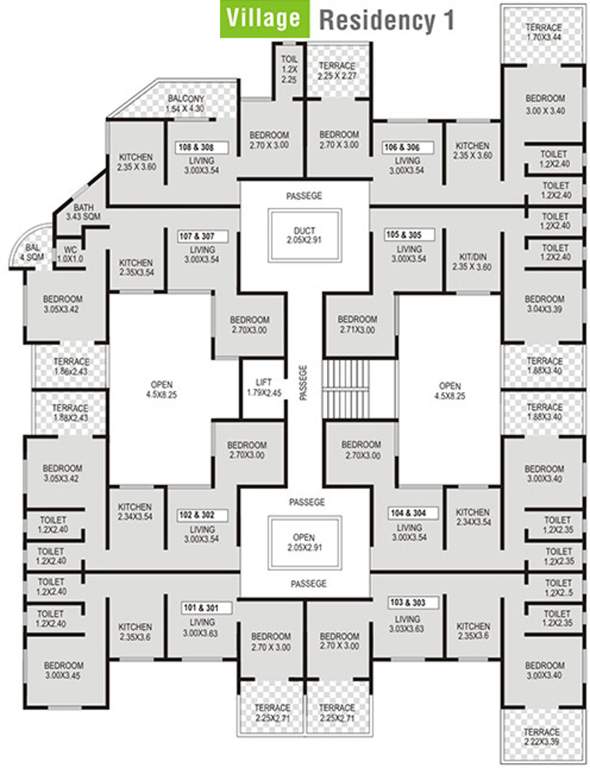 Images for Cluster Plan of Address Village Residency 1