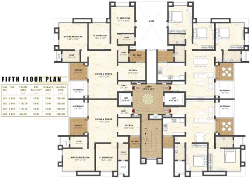  greens Images for Cluster Plan of Malpani Greens