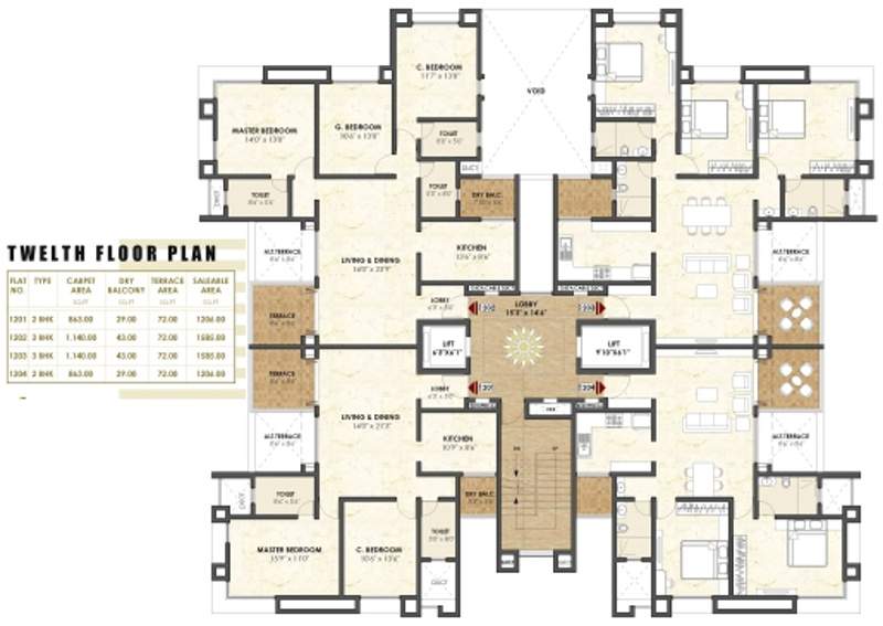  greens Images for Cluster Plan of Malpani Greens
