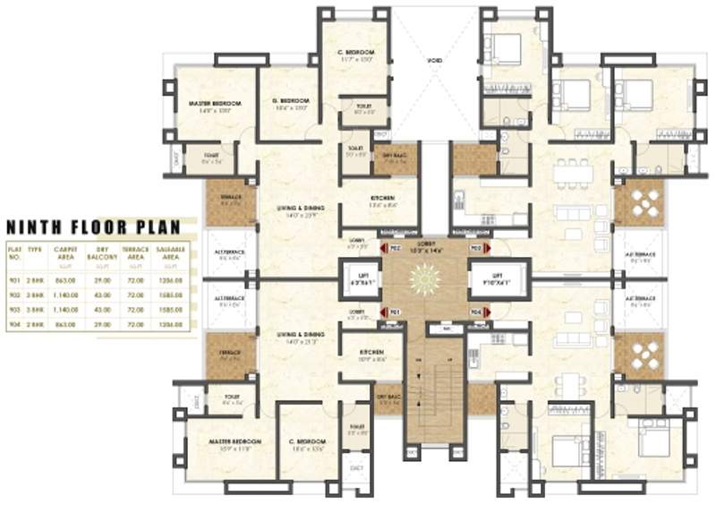  greens Images for Cluster Plan of Malpani Greens