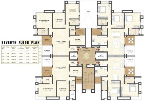  greens Images for Cluster Plan of Malpani Greens