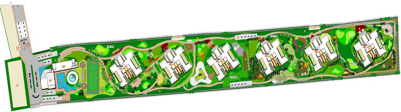  greens Images for Layout Plan of Malpani Greens