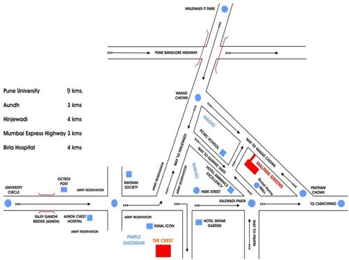 greens Images for Location Plan of Malpani Greens