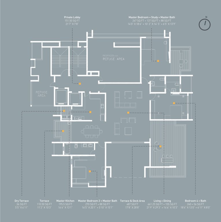 seher Seher 8th Floor Cluster Plan