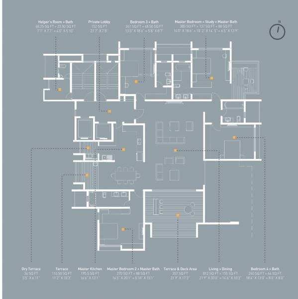  seher Seher Odd Floor Cluster Plan