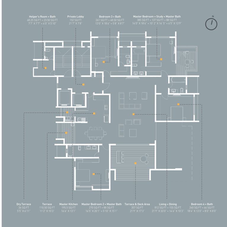 seher Seher Odd Floor Cluster Plan