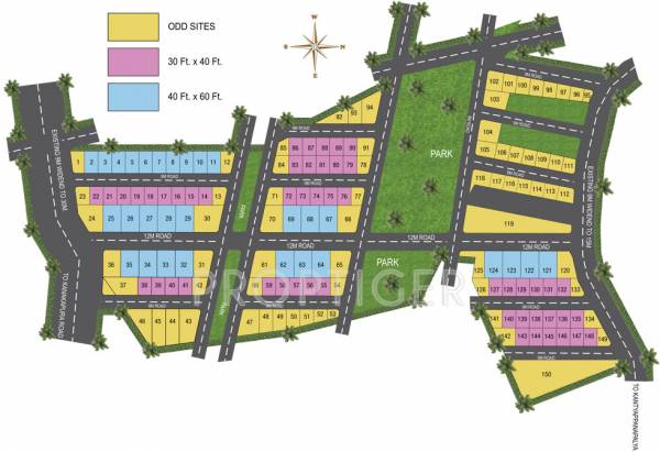 Images for Layout Plan of Shree Durga SLN Meadows Images for Layout Plan of Shree Durga SLN Meadows