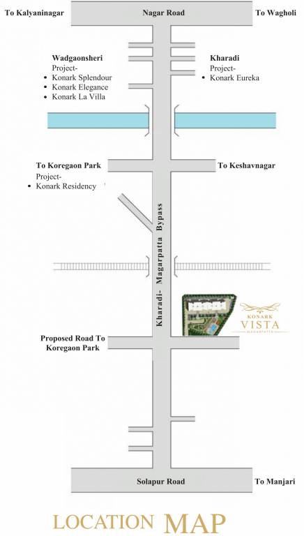  konark vista Location Plan