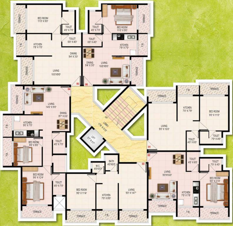 Images for Cluster Plan of 5P Kalp City