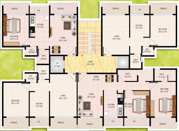 Images for Cluster Plan of 5P Kalp City