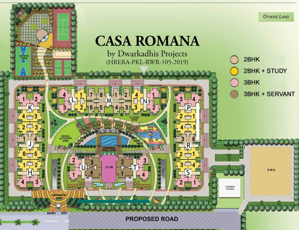  casa romana Layout Plan