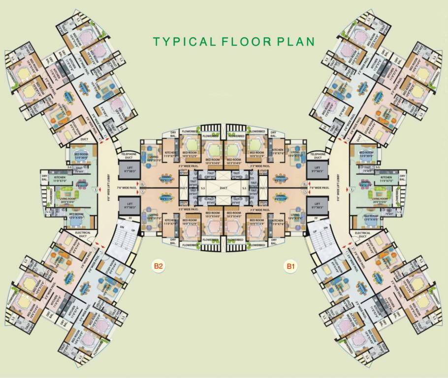 Images for Cluster Plan of DSK Madhuban