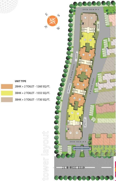 golfforeste premium apartments Images for Layout Plan of Paramount Golfforeste Premium Apartments