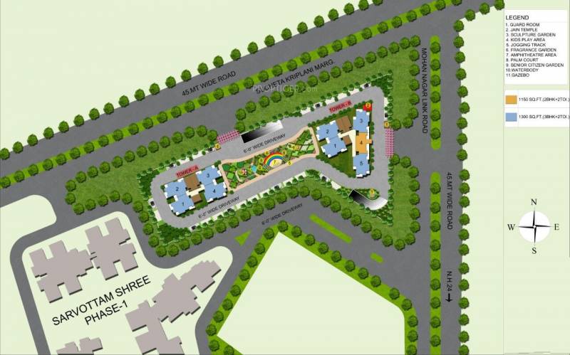  shree Images for Site Plan of Sarvottam Shree