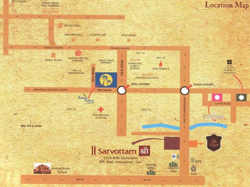  shree Images for Location Plan of Sarvottam Shree