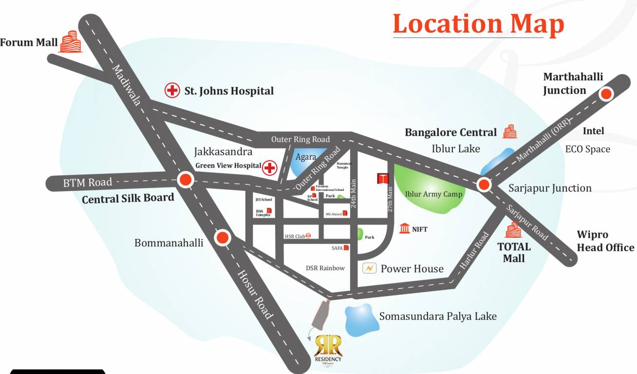 Images for Location Plan of Ashrith Group RR Residency