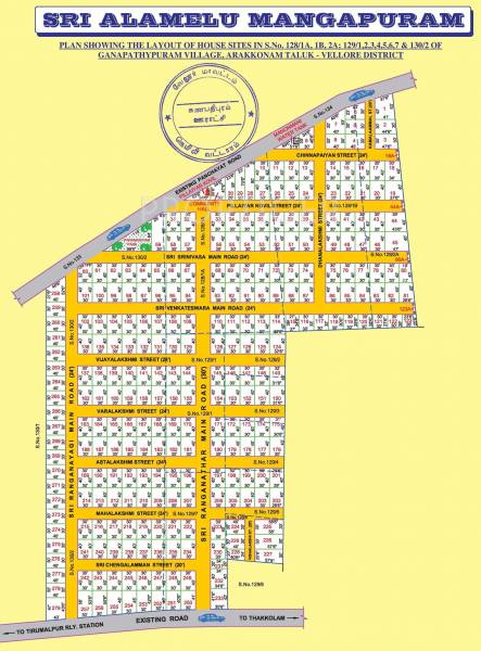 Images for Layout Plan of Deepam Sri Alamelu Mangapuram