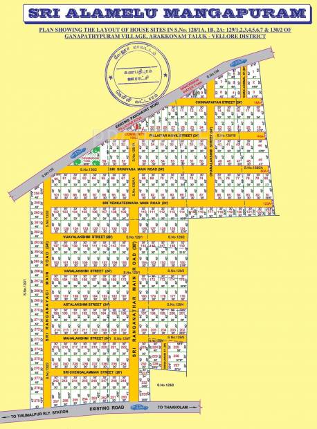 Images for Layout Plan of Deepam Sri Alamelu Mangapuram