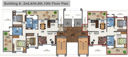 Images for Cluster Plan of Majestique Landmarks Skypark