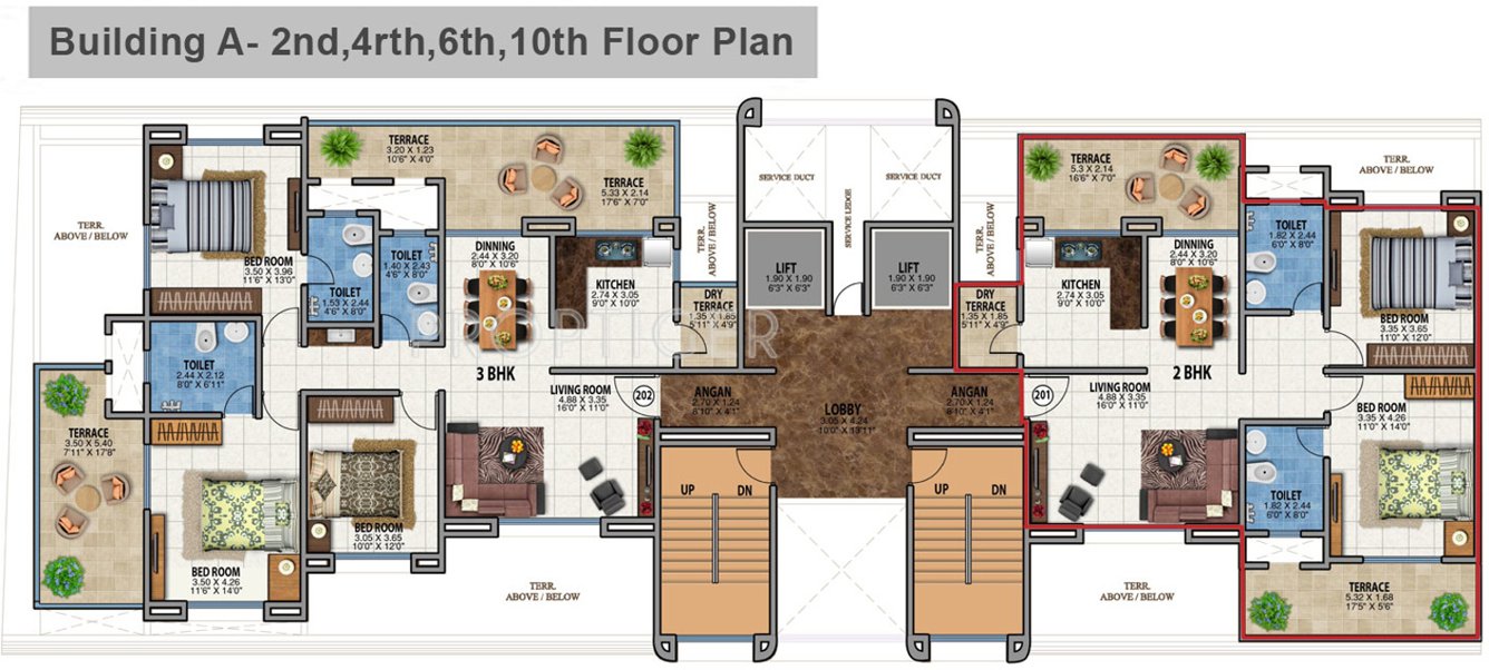 Images for Cluster Plan of Majestique Landmarks Skypark
