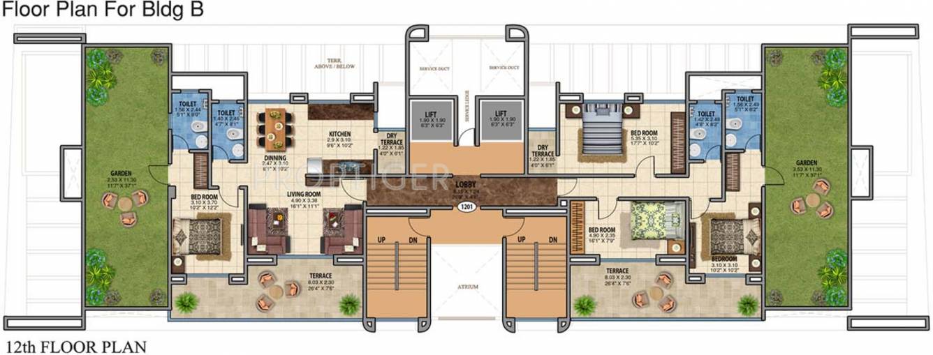 Images for Cluster Plan of Majestique Landmarks Skypark