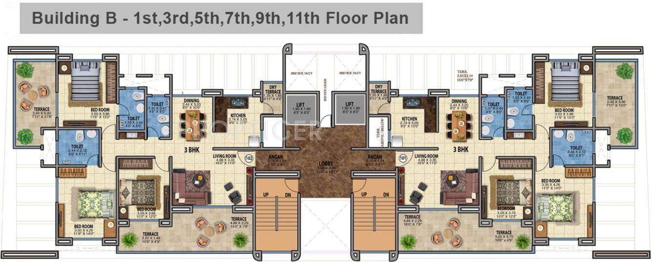 Images for Cluster Plan of Majestique Landmarks Skypark