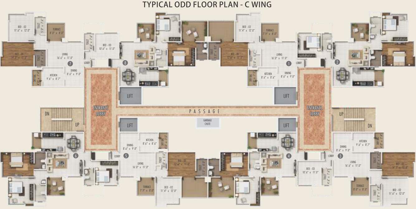  pebbles ii Images for Cluster Plan of Abhinav Pebbles II