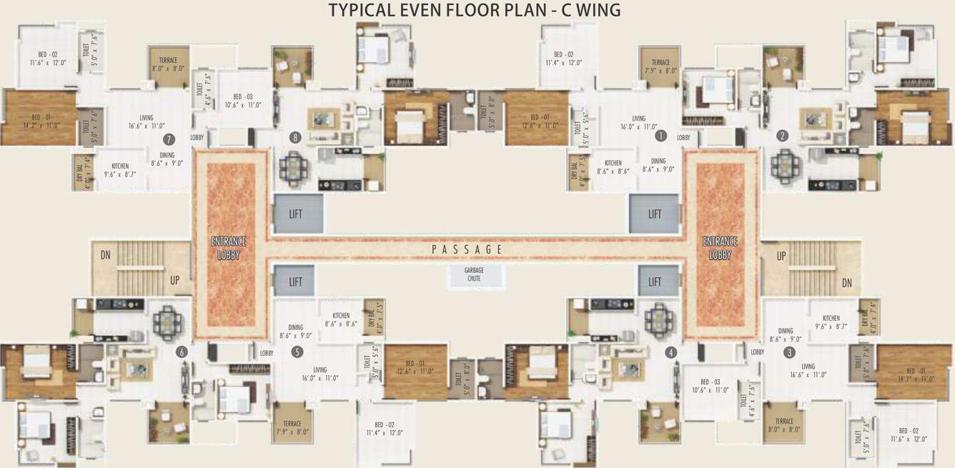  pebbles ii Images for Cluster Plan of Abhinav Pebbles II
