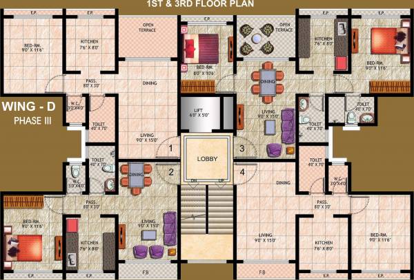 Images for Cluster Plan of Tharwani Ritu World