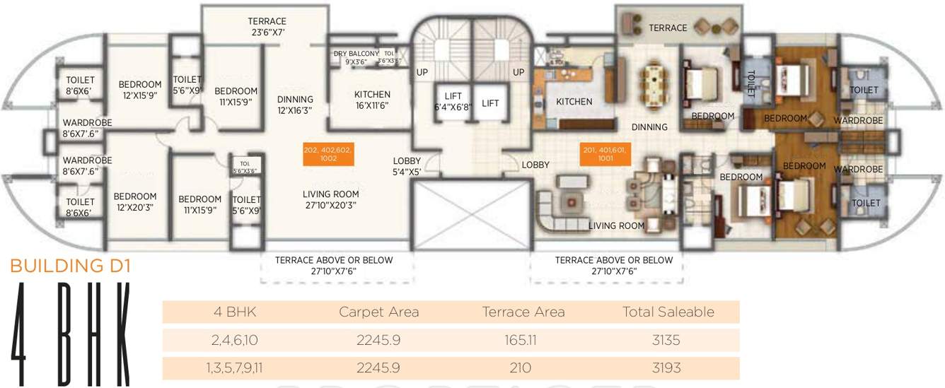 Images for Cluster Plan of Kumar Sienna Royal D2