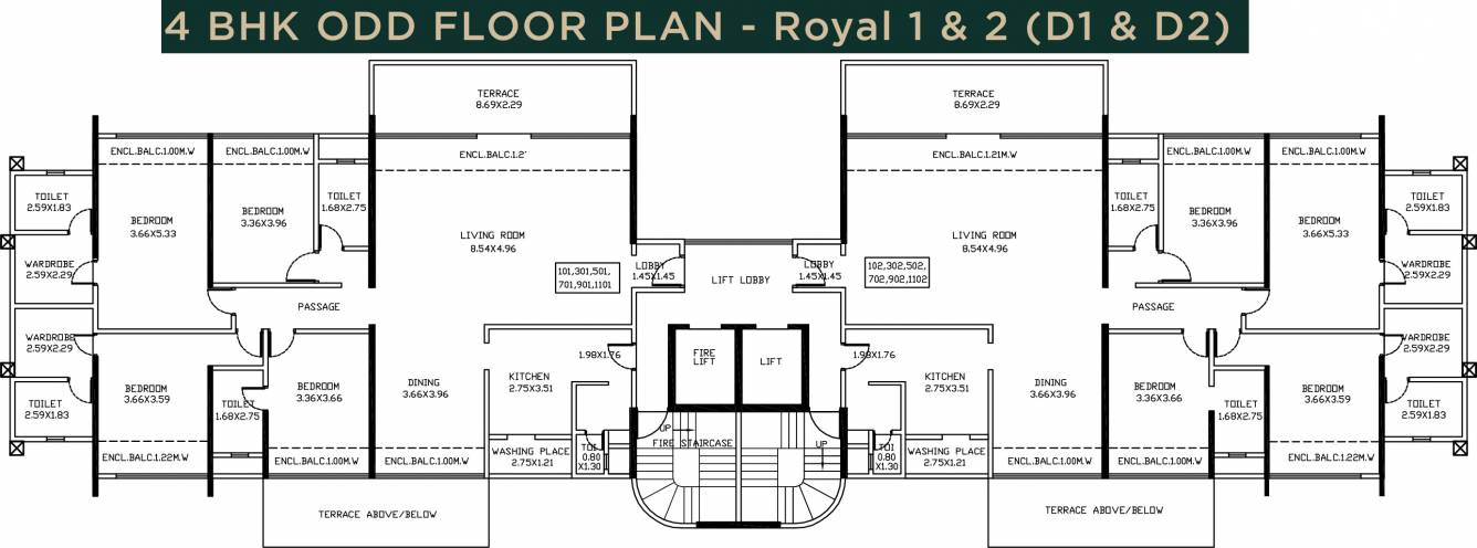 Images for Cluster Plan of Kumar Sienna Royal D2