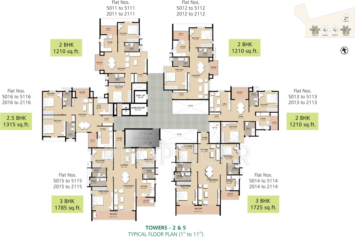 Images for Cluster Plan of Golden Panorama