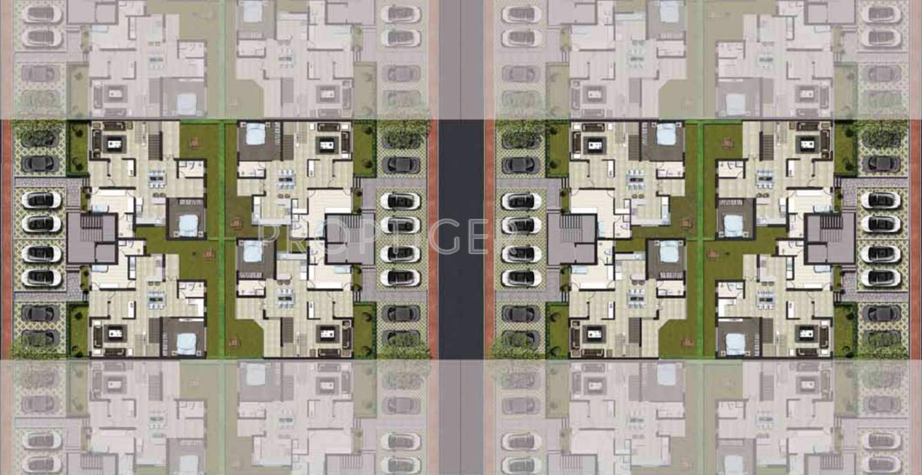  city ville Images for Cluster Plan of Valmark City Ville