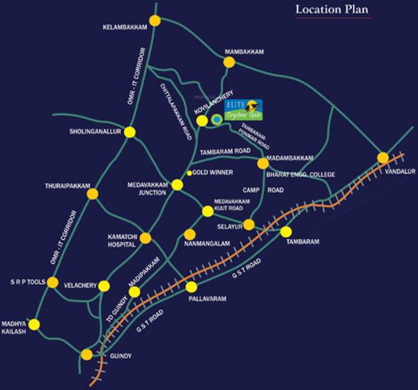 Images for Location Plan of Leaders Elite Crystale Gate