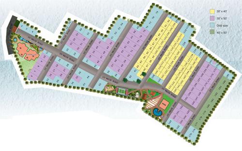  brindavan Images for Layout Plan of Isha Infra Brindavan