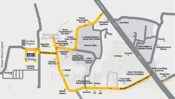 Images for Location Plan of Manya Hi Living Images for Location Plan of Manya Hi Living