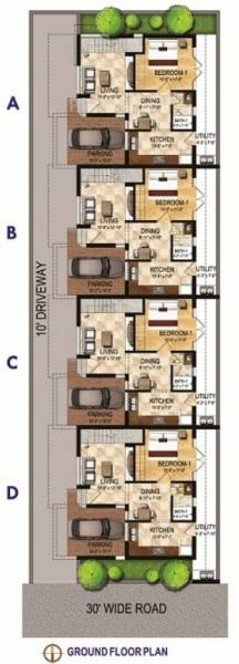  luxuria Cluster Plan for Ground Floor