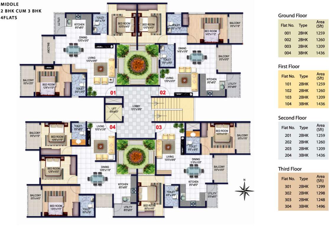  misty green Images for Cluster Plan of Isha Misty Green
